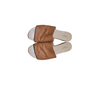 Michael Kors Tan Woven Sandals